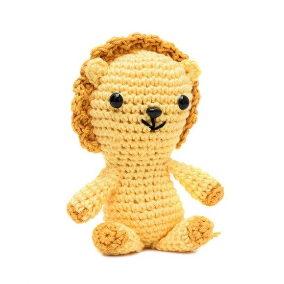 Mini Leão em Amigurumi