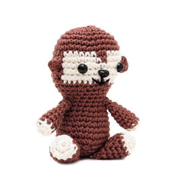 Mini Macaco em Amigurumi