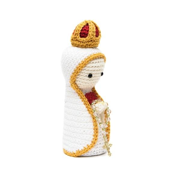 Nossa Senhora de Fátima em Amigurumi