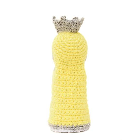 Nossa Senhora Manto Amarelo em Amigurumi