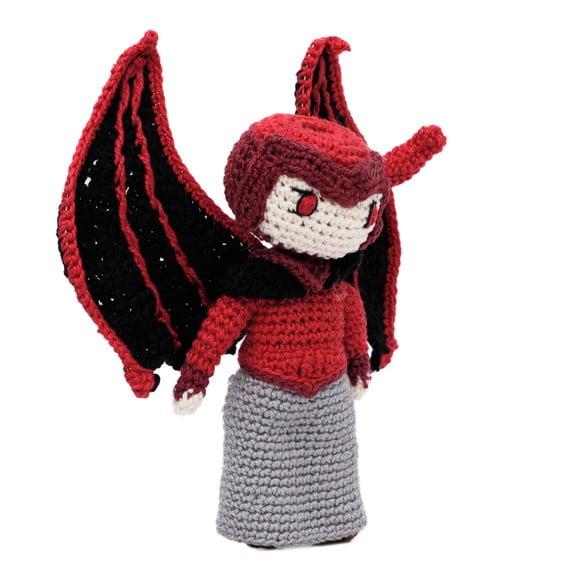 o Vingador da Caverna do Dragão em Amigurumi
