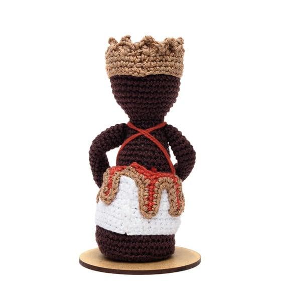 Orixá Xangô em Amigurumi