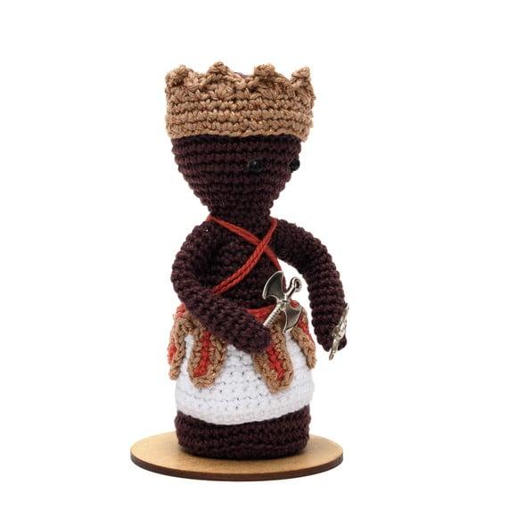 Orixá Xangô em Amigurumi