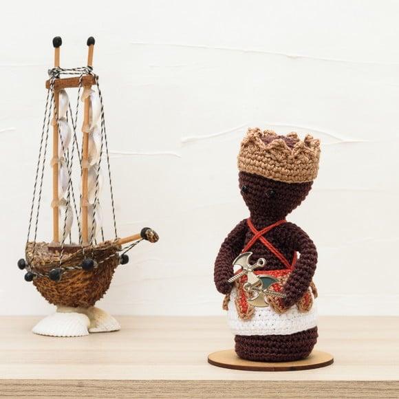 Orixá Xangô em Amigurumi