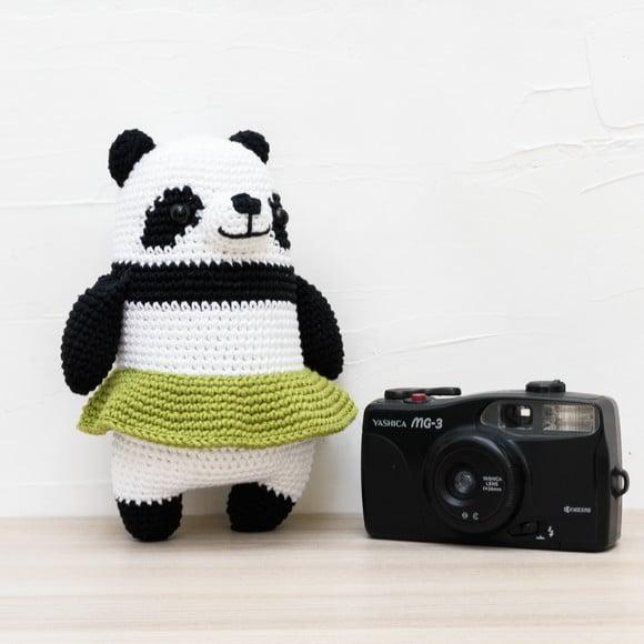 Panda de Saia em Amigurimi
