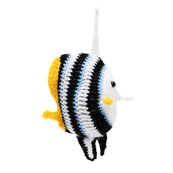 Peixe Acará Bandeira em Amigurumi