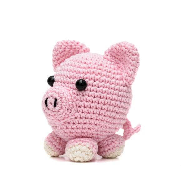 Porco Bola em Amigurumi