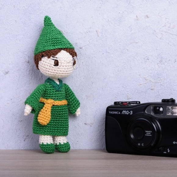 Presto da Caverna do Dragão em Amigurumi