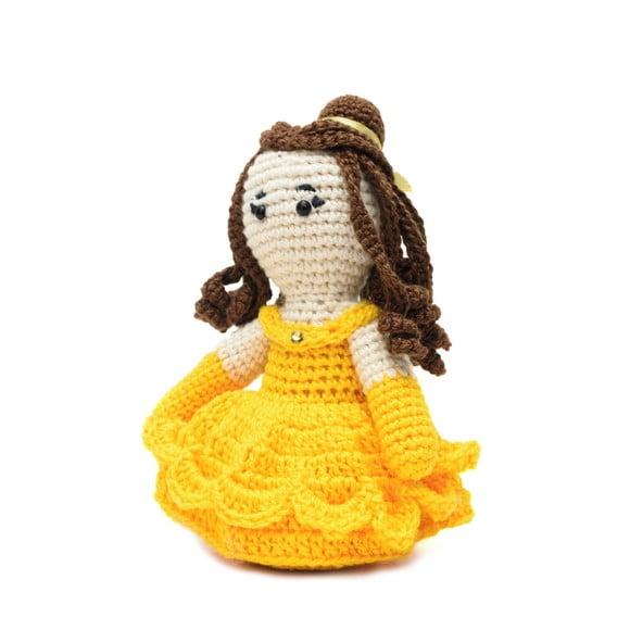 Princesa Bela em Amigurumi