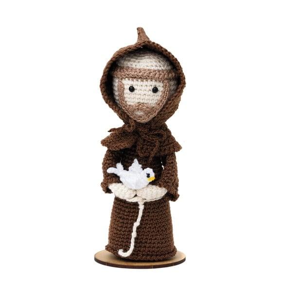 São Francisco de Assis em Amigurumi