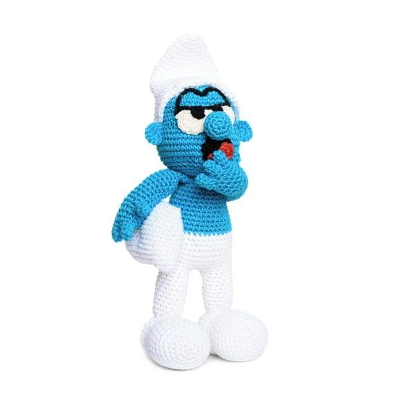 Smurf Soneca em Amigurumi