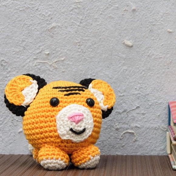 Tigre Bola em Amigurumi