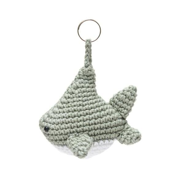 Tubarão em Amigurumi