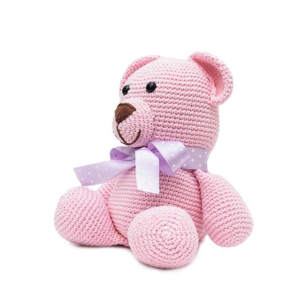Urso Rosa em Amigurumi