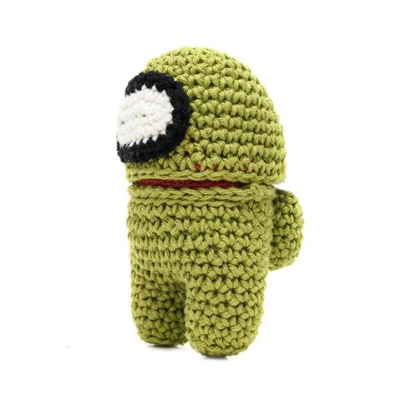 Among Us Morto Verde em Amigurumi