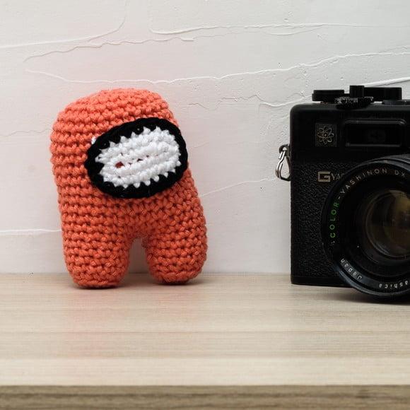 Among Us Tijolo em Amigurumi