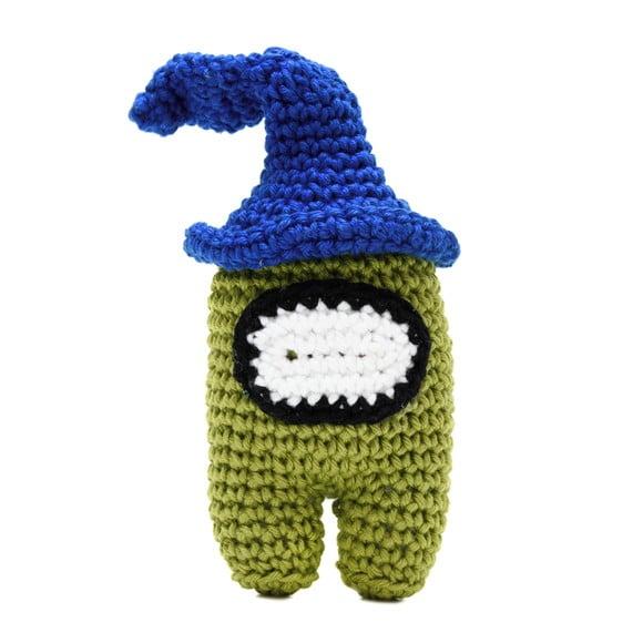 Among Us Verde em Amigurumi
