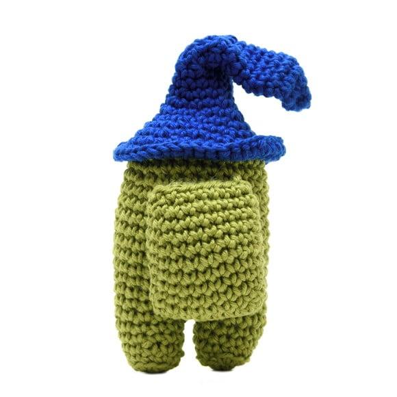 Among Us Verde em Amigurumi