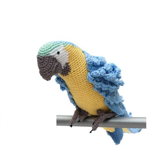 Arara em Amigurumi