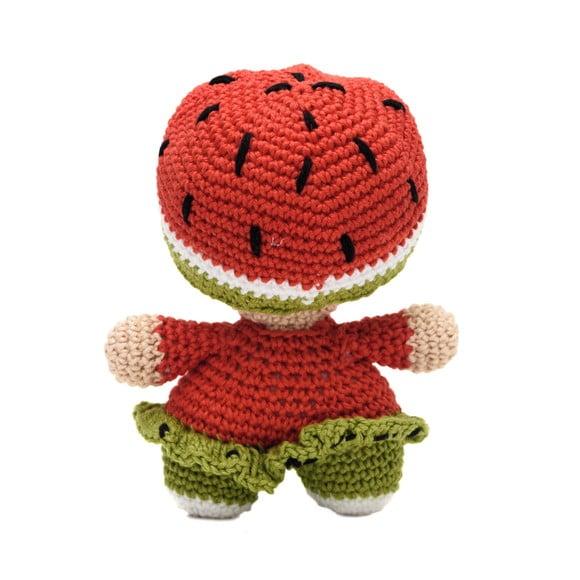 Bebê Melancia em Amigurumi