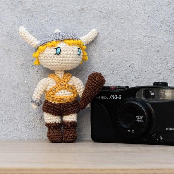 Bobby da Caverna do Dragão em Amigurumi