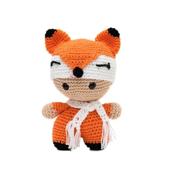 Bebê Raposa em Amigurumi