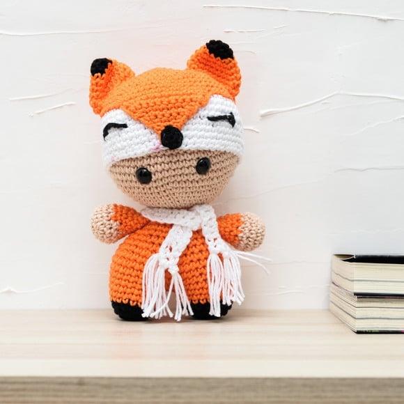 Bebê Raposa em Amigurumi