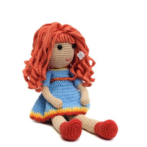 Boneca Valquíria em Amigurumi