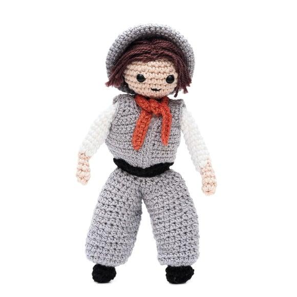 Boneco Gauchinho em Amigurumi