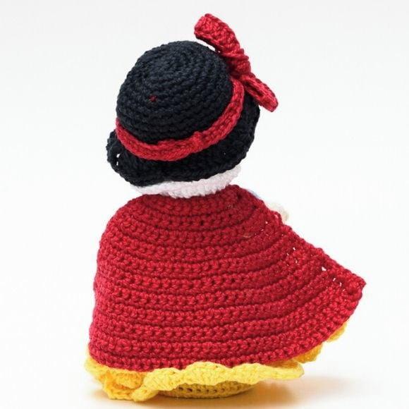 Branca de Neve em Amigurumi
