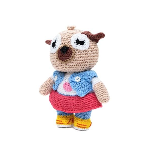 Cachorrinha Pug Chip em Amigurumi