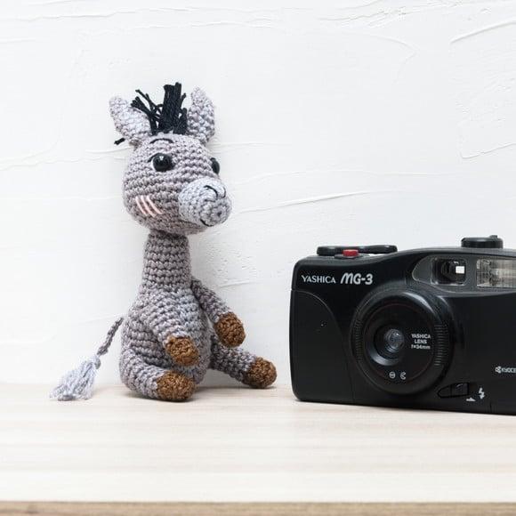 Burro do Shrek em Amigurumi