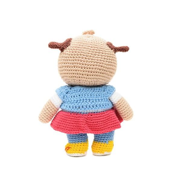 Cachorrinha Pug Chip em Amigurumi