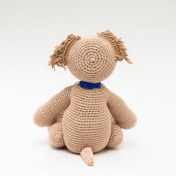 Cachorro Gold Retriever em Amigurumi