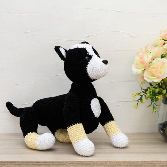 Cachorro Fofo em Amigurumi