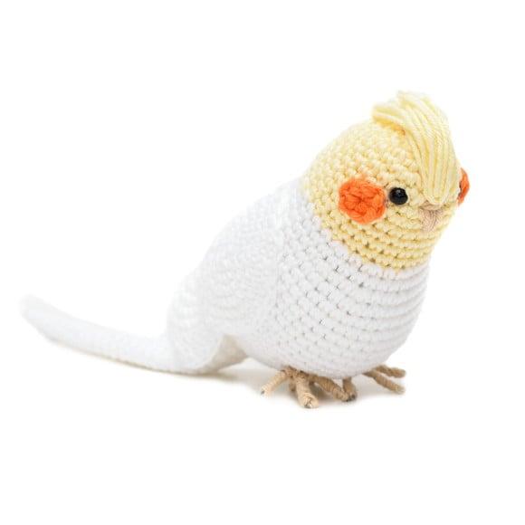 Calopsita Amarela em Amigurumi