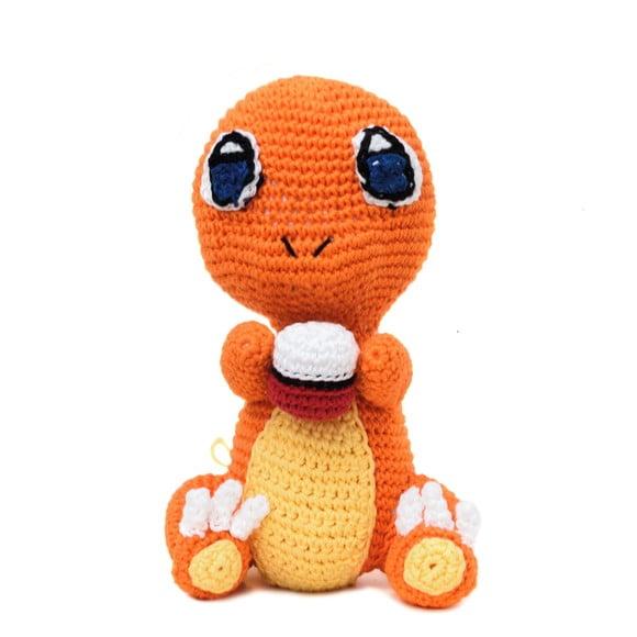 Charmander Grande em Amigurumi
