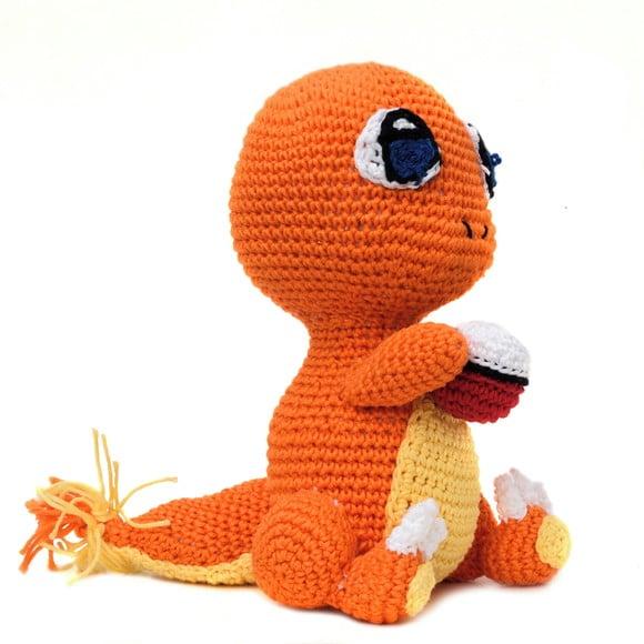 Charmander Grande em Amigurumi