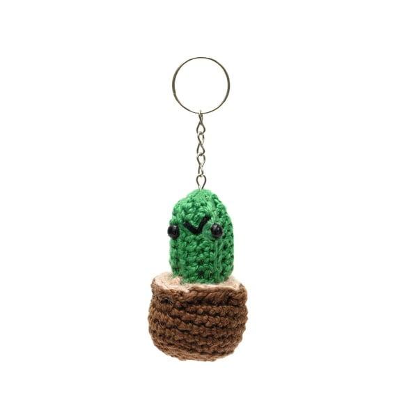 Chaveiro Cactus em Amigurumi