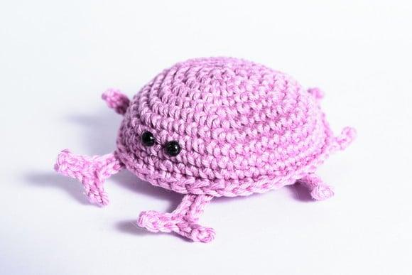 Chaveiro Caranguejo em Amigurumi