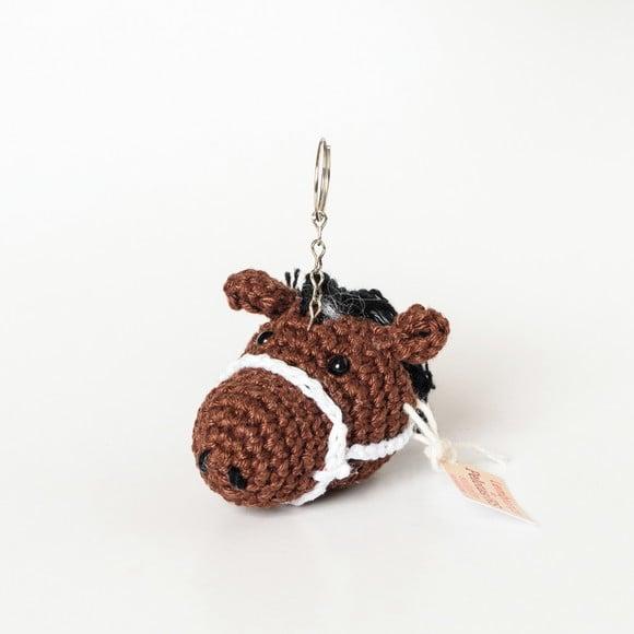 Chaveiro Cavalo em Amigurumi