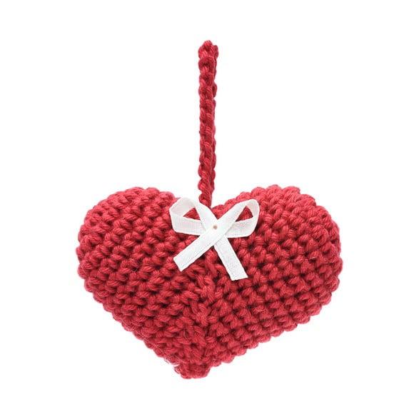 Chaveiro de Coração em Amigurumi
