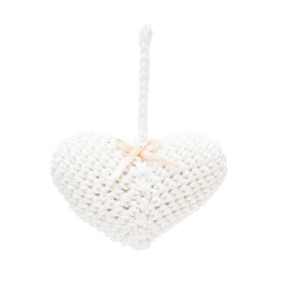 Chaveiro de Coração em Amigurumi