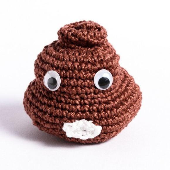 Chaveiro Emoji Grande em Amigurumi