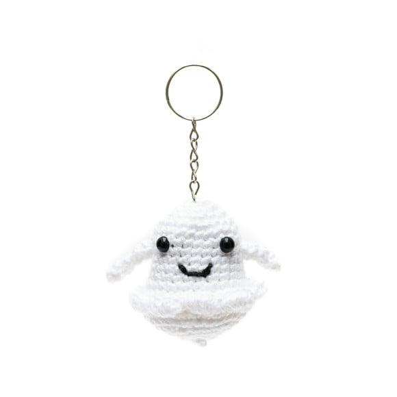 Chaveiro Fantasminha em Amigurumi