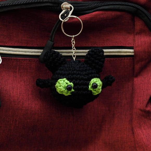 Chaveiro Fúria da Noite (banguela) em Amigurumi