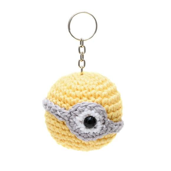 Chaveiro Mini Minion em Amigurumi