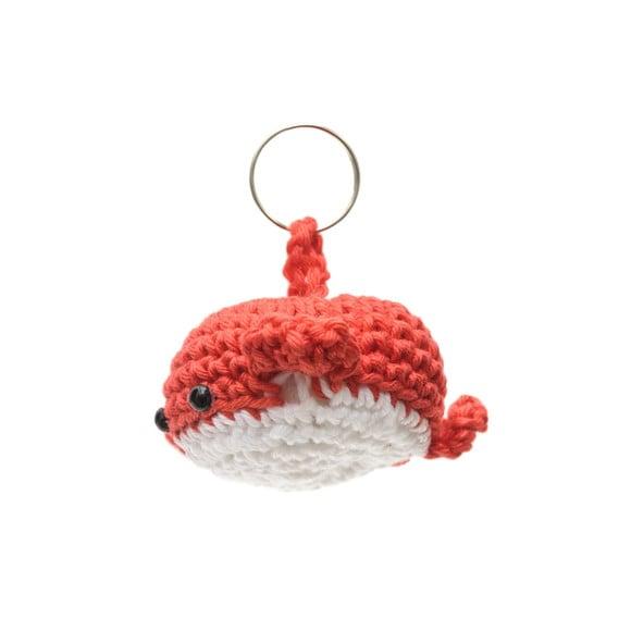 Chaveiro Mini Baleia em Amigurumi