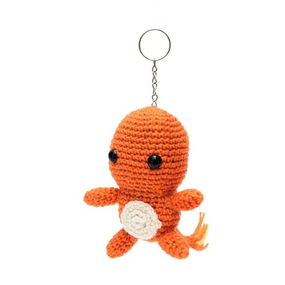 Chaveiro Pokemon Charmander em Amigurumi