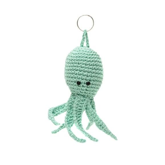 Chaveiro Polvo em Amigurumi